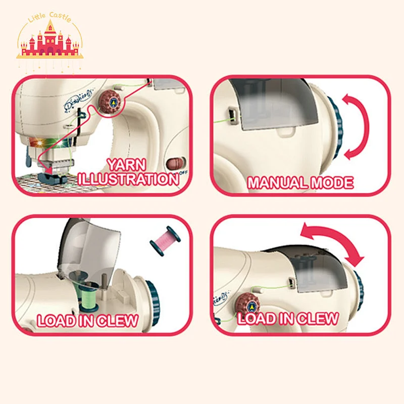New creative electric large sewing machine toy with light for toddler SL10D190