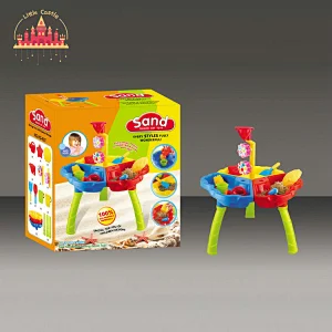 High Quality Plastic Luxury Kids Sand And Water Table With13 Pcs Accessories SL01D031