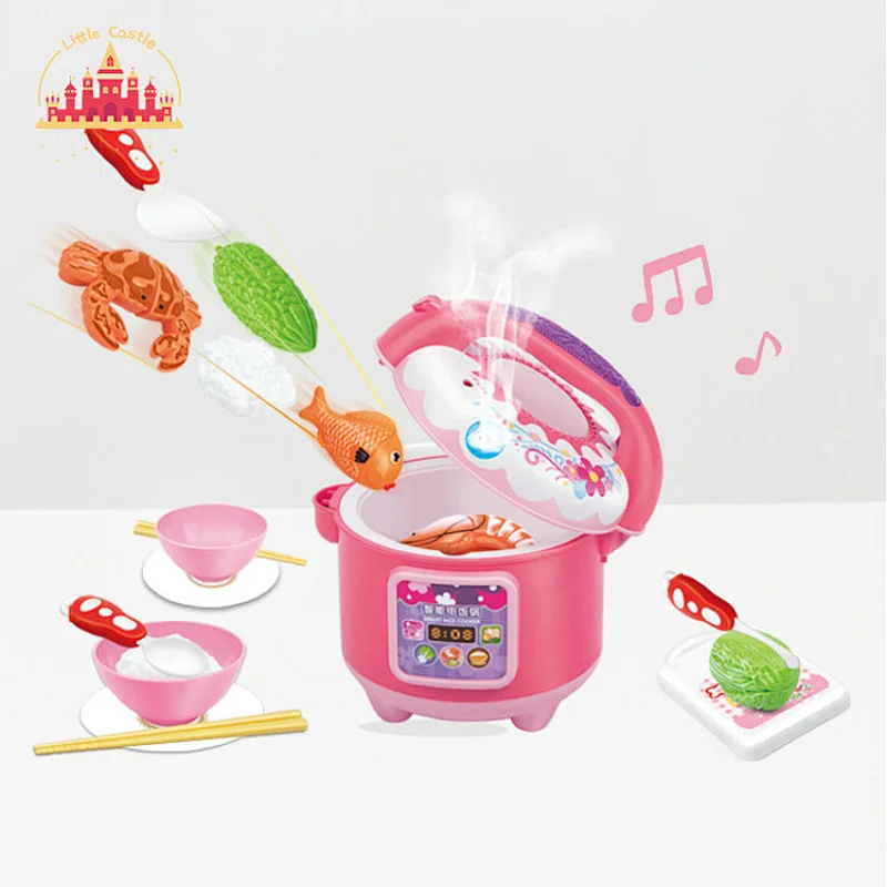 Play Preschool Toy Plastic Children Electric Steam Rice Cooker Toy SL07B005