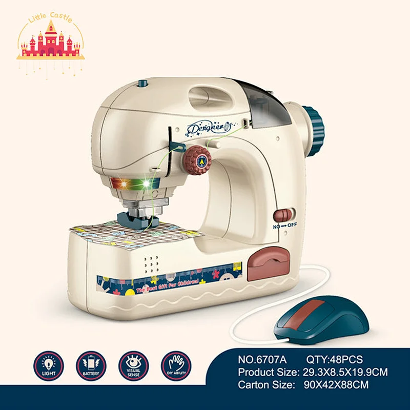 Factory direct sale plastic medium sewing machine toy kids educational toy SL10D189