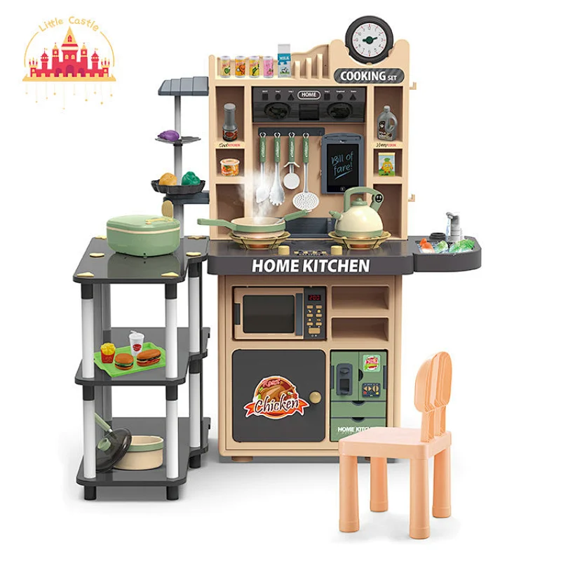 Children play house multifunctional spray kitchen table cooking set toy SL10C019