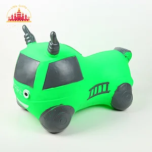 Colorful Inflatable Ride On Car Plastic Jumping Bouncing Riding Toys For Kids SL16D005A