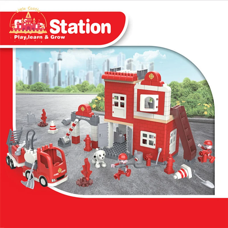 203 Pcs Modle Police station Plastic Educational Building Block Toy For Kids SL13A010