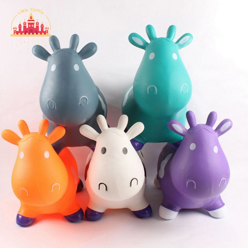 High Quality Inflatable Riding Animal Toy Plastic Jumping Cow For Kids SL16D001A