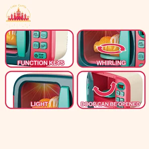 Good Quality Play House Toy Electric Microwave Food Set Toys SL10D219