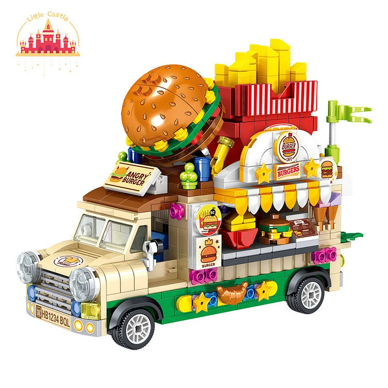 3D Educational Building Block Toy Hamburger Car Toy for Kids SL03B011