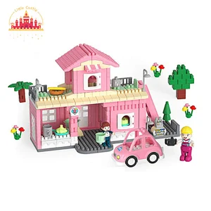 Mini Police Station Plastic Interlocking Diy Building Block Toy For Kids SL13A032