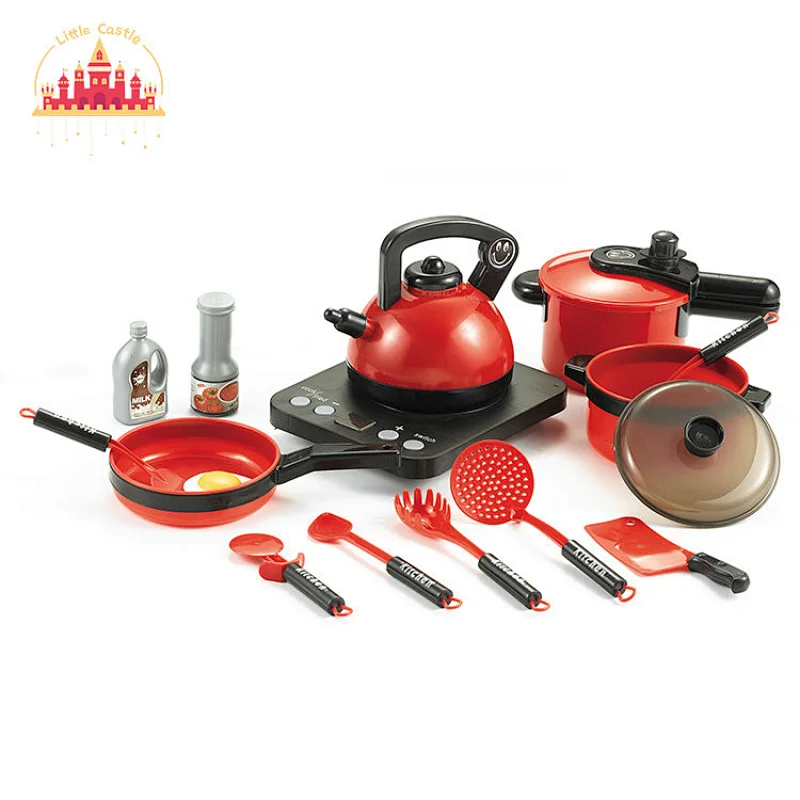 Pretend Play Toy Plastic Kitchen Toy Kitchen Pots and Pans Set for Children SL10D171