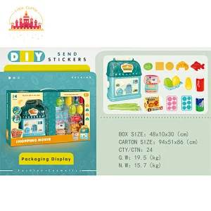 Supermarket Pretend Play House Plastic Portable Shopping Set Toy For Kids SL10G092