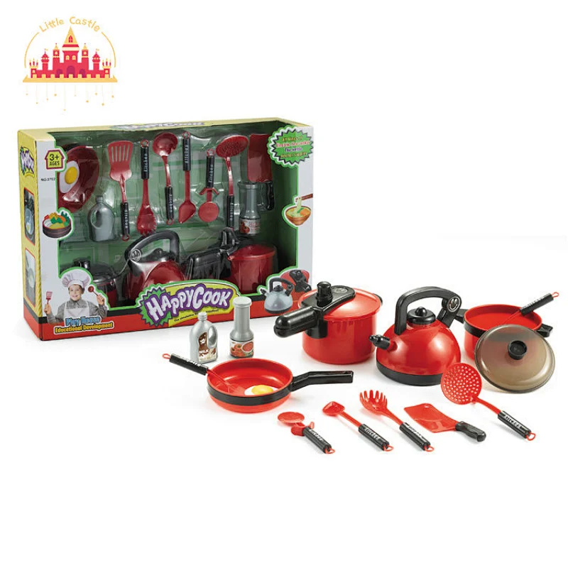 Pretend Play Toy Plastic Kitchen Toy Kitchen Pots and Pans Set for Children SL10D171