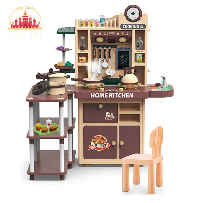 Children play house multifunctional spray kitchen table cooking set toy SL10C019