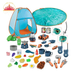 Hot Selling Pretend Play Set 16 Pcs Kids Camping Gear Toy for Girls and Boys SL01D004