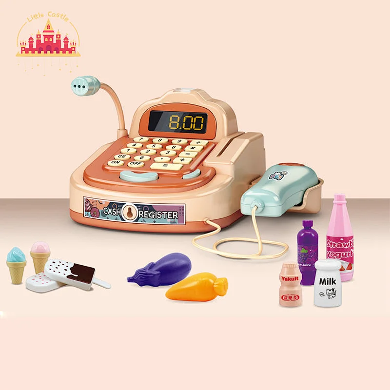 Small pretend play game children electric toy cash register SL10D250