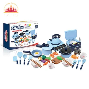 Children cookware kitchen role play toy kitchen set plastic cookware set toy SL10D180