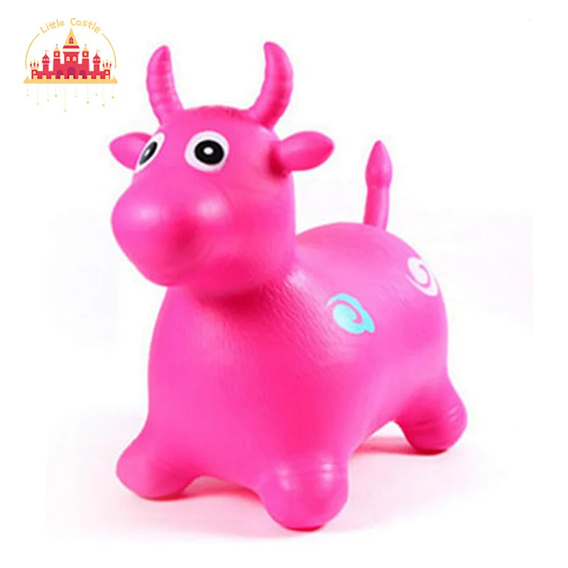 Factory Wholesale Ride On Toy Inflatable Jumping Cow Bouncy Space Hoppers For Kids SL16D010