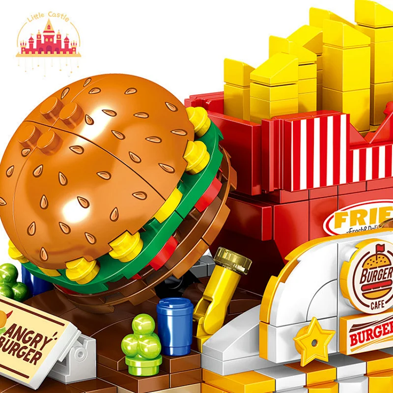 3D Educational Building Block Toy Hamburger Car Toy for Kids SL03B011
