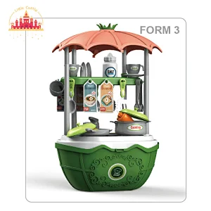4 in 1 princess kitchen tableware cart toy pretend play toy plastic educational toy SL10G033