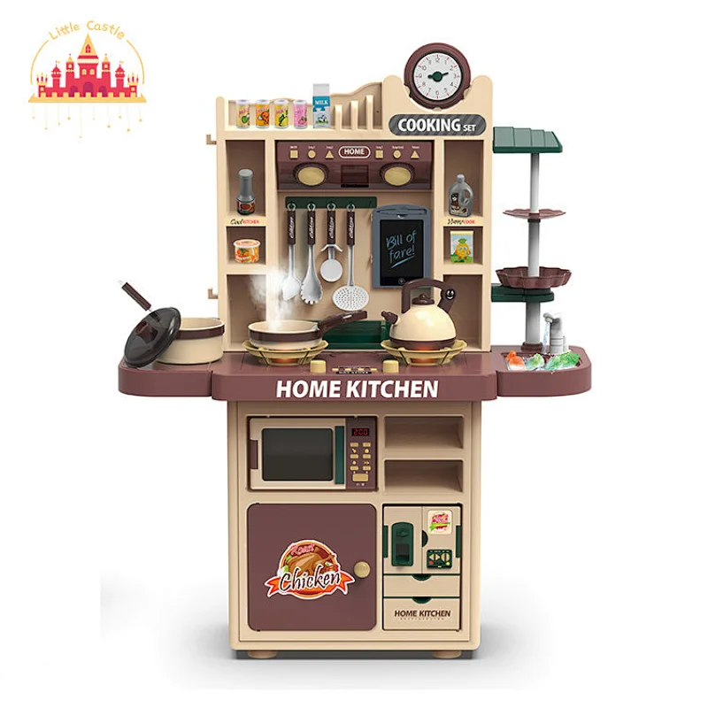 Children play house multifunctional spray kitchen table cooking set toy SL10C019