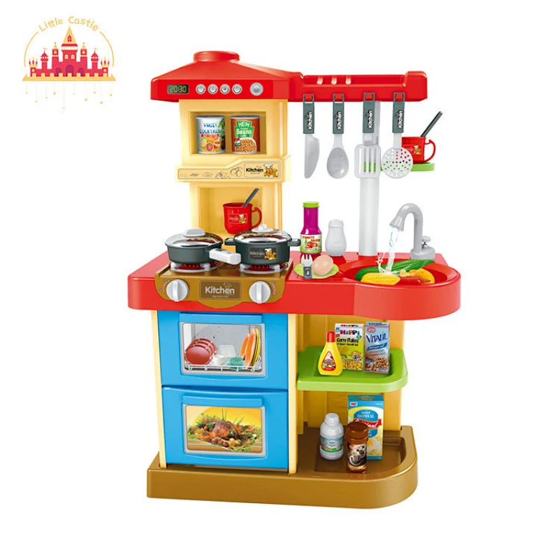Popular Kids Pretend Play Water Spray Plastic Kitchen Toy With Sound Light SL10C064