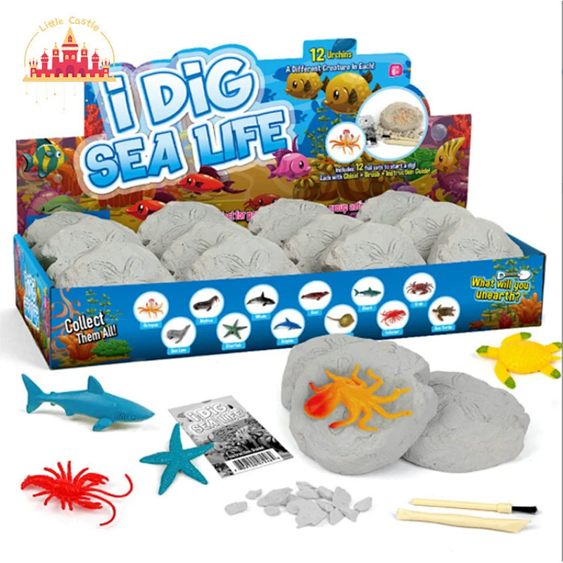Hot Sale Mini Wild Animal Model DIY Wildlife Excavation Set For Kids SL17A074