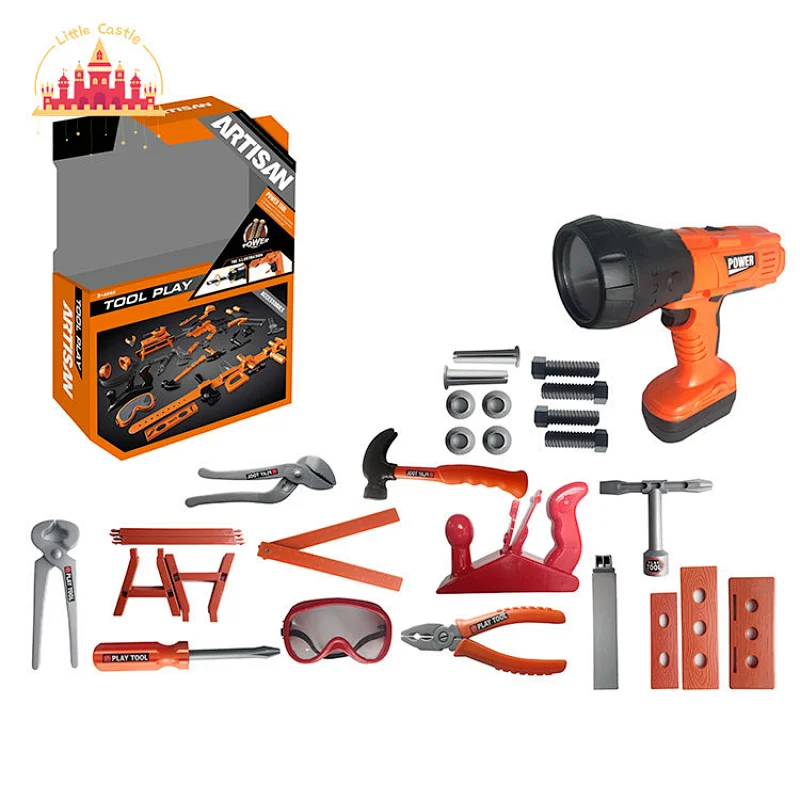 Wholesale Educational Pretend Play 6 Pcs Plastic Tool Set Toys For Kids SL03D036