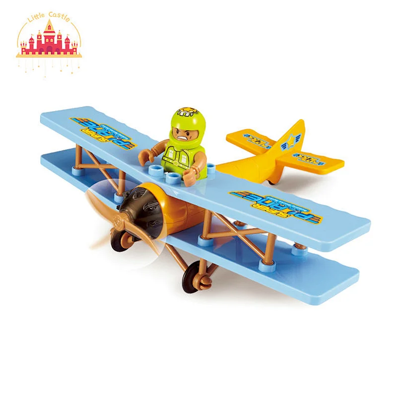 New Arrival Educational Block Set Plastic Assembly Aircraft Toy For Kids SL04A331