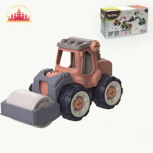 Wholesale Educational DIY Engineering Vehicles Plastic Road Roller Toy For Kids SL04A324