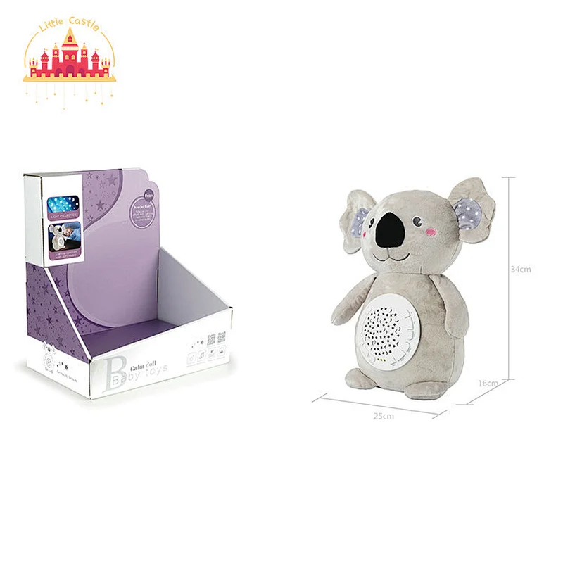 New Arrival Koala Sleep Lamp 12 Key Comfort Plush Projection Toy For Baby SL21E033