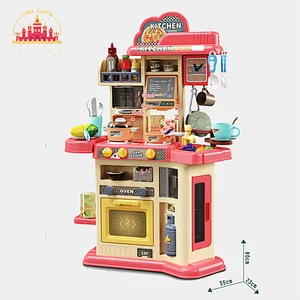 65 Pcs Cooking Play Set Multifunctional Plastic Spray Kitchen Toy For Kids SL10C183
