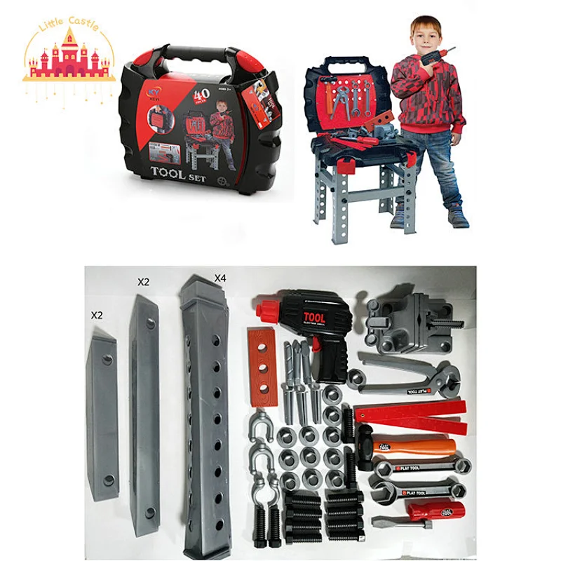 Wholesale Educational Pretend Play 6 Pcs Plastic Tool Set Toys For Kids SL03D036