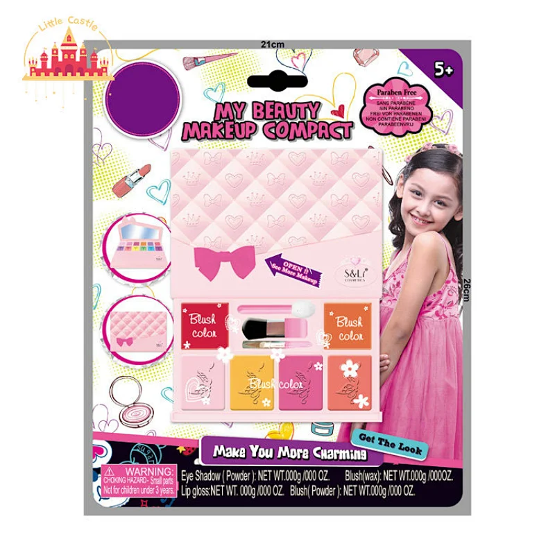 Creative DIY Pretend Makeup Toy Fashion Colorful Nail Art Set For Kids SL10A019