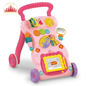 Early Educational Walking Training Plastic Baby Walker With Activity Toys SL16E012
