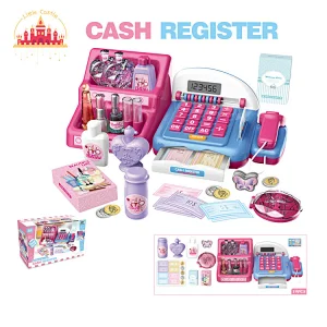 Supermaket Shopping Pretend Play Plastic Cash Register Set Toy For Kids SL10D497