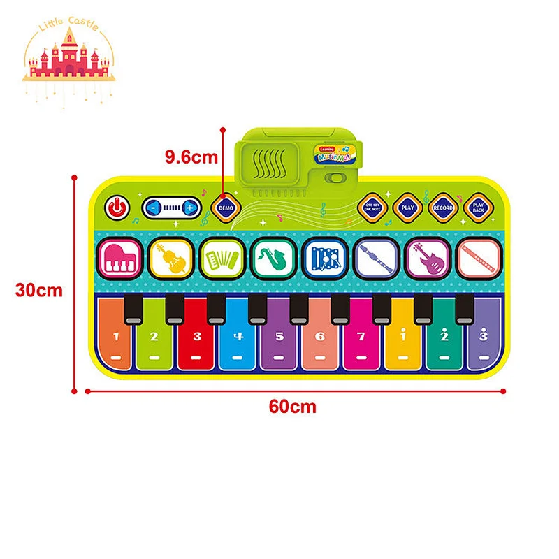 Hot Selling Musical Toy Colorful Electronic Play Keyboard Blanket For Kids SL07D028