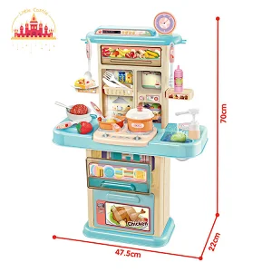 Wholesale Kids Cooking Game Plastic Spraying Kitchen Toy With Sound Light SL10C116