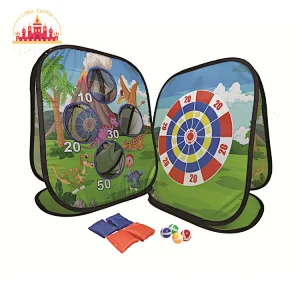 Funny Throwing Game Cartoon 3 In 1 Portable Plastic Target Flying Kit For Kids SL01F090