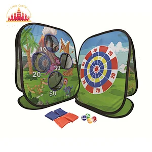 Double-sided Board Outdoor Toy Foldable Plastic Bean Bag Toss Game For Kids SL01F093