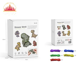 New Arrival Preschool Educational Cartoon Dinosaur Threading Toy For Kids SL11E004