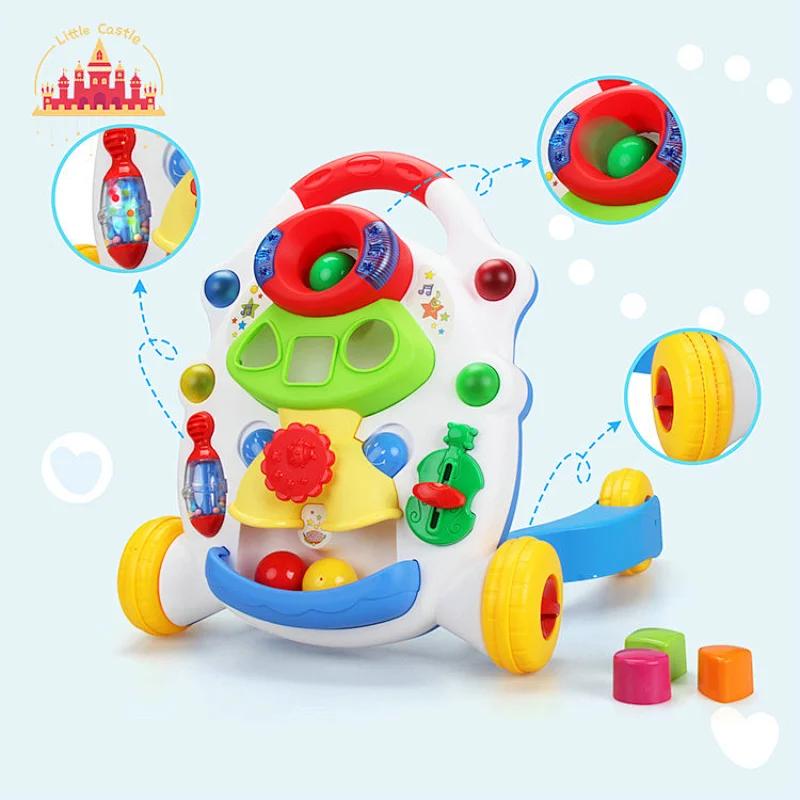 Hot Selling Electronic Castle Shape Plastic Cash Register Toys For Kids SL10E053