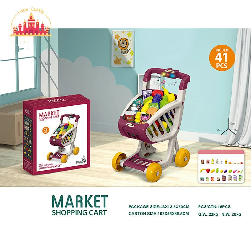 Wholesale Educational Pretend Play Plastic Ice Cream Store Toy For Kids SL10E023