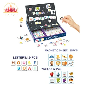 Hot Sale Early English Learning Toy DIY Magnetic Alphabet Puzzle For Kids SL14D009