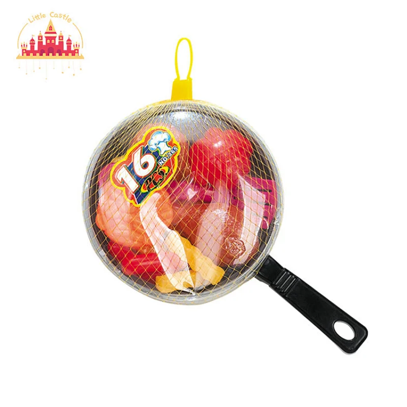 Mini 16 Pcs Plastic Cooking Set Toys Kids Kitchen Pretend Role Play SL10D618
