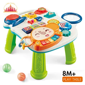 2023 New Multifunctional Activity Table 2 In 1 Plastic Push Walker For Baby SL16E010