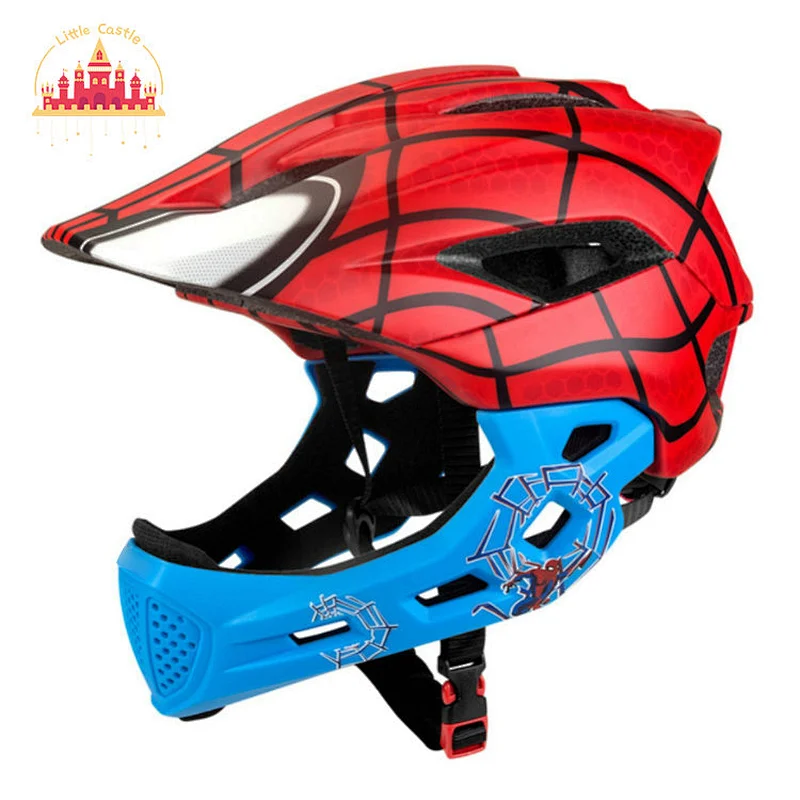 Kids Outdoor Sports Riding Skating Protective Gear Full Spiderman Helmet SL01D080