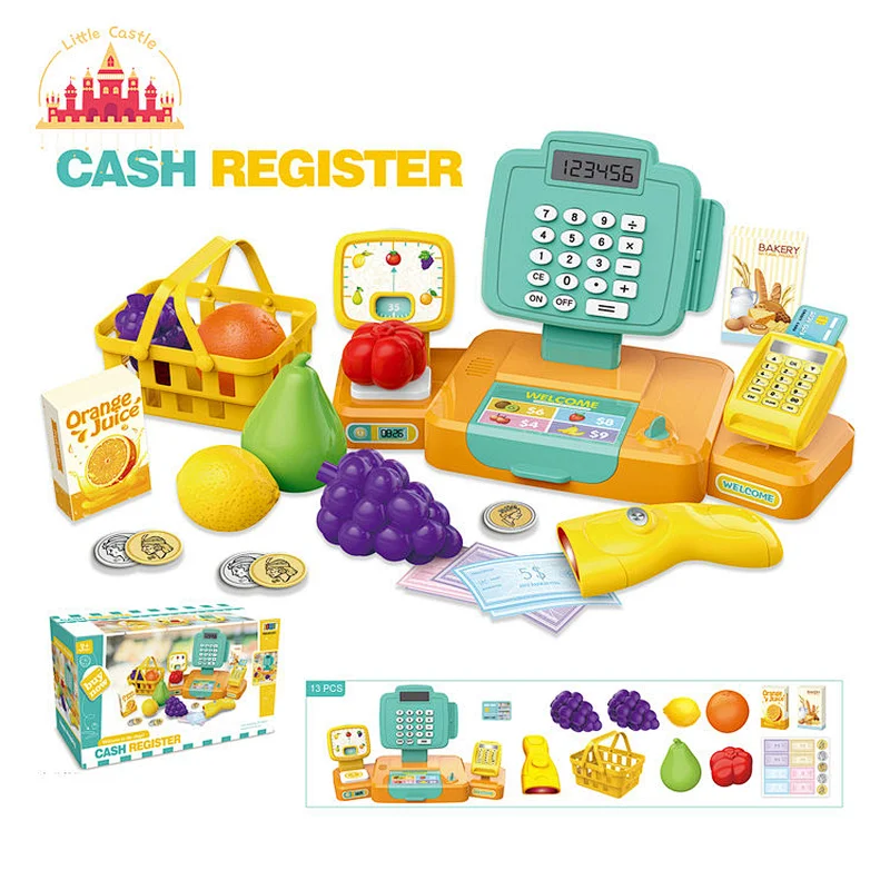 New Arrival Kids Pretend Play Set Mulfunctional Electric Cash Register Toy SL10D500