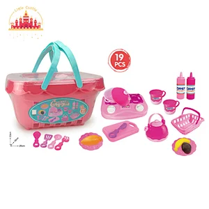 Mini 16 Pcs Plastic Cooking Set Toys Kids Kitchen Pretend Role Play SL10D618