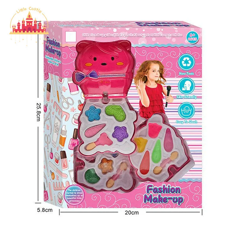 Hot Sale Non-toxtic Cosmetics Toys Ice Cream Plastic Makeup Box For Kids SL10A534
