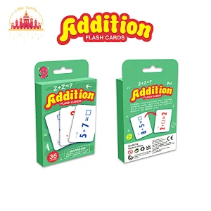 High Quality Early Learning 36 Pcs Paper Addition Flash Cards For Kids SL14A475