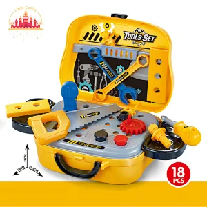 Popular Pretend Play Assembly Tool Set Toys Plastic Tool Suitcase For Kids SL10G041