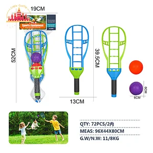 Funny Indoor Outdoor Toss&Catch Ball Game Plastic Scoop Racket Set For Kids SL01F302